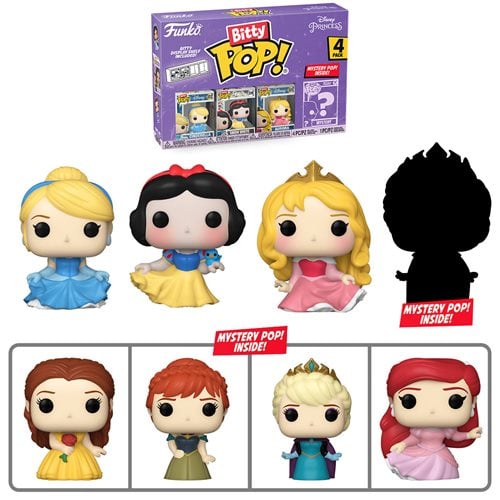 Bitty Pop! Mini-Figure 4-Pack-Disney Princess- Cinderella