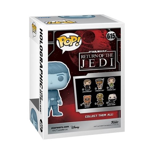 Pop! Star Wars: Return of The Jedi 40th Anniversary - Holographic Luke Skywalker Exclusive