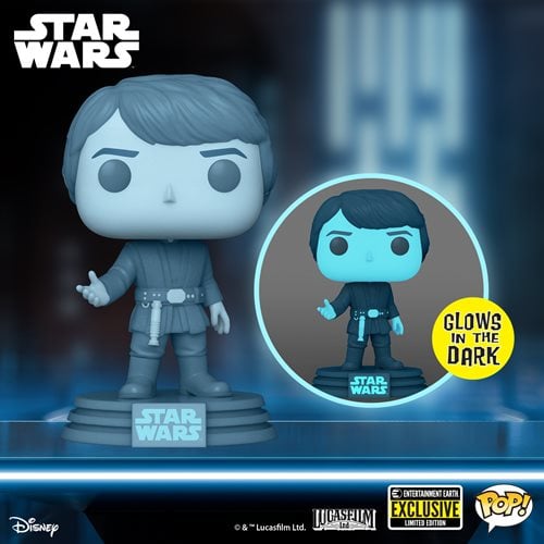 POP Star Wars -Holographic Luke Skywalker -EE exclusive