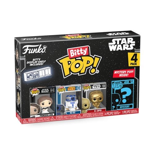 Bitty Pop! Mini-Figure 4-Pack-Star Wars- Princess Leia