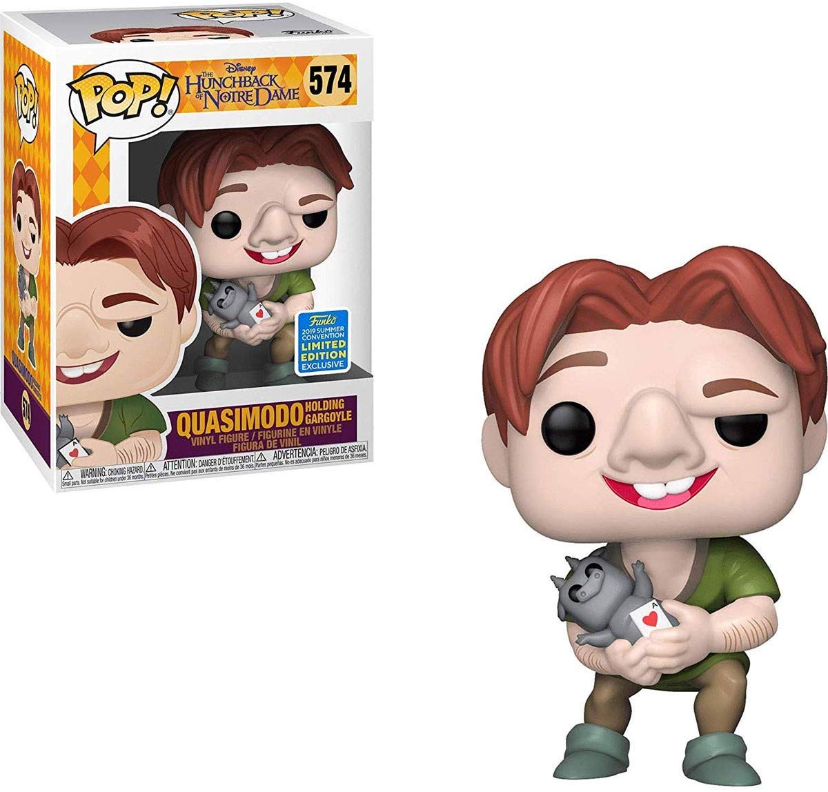 Pop! Disney: Hunchback of Notre Dame-Quasimodo (Holding Gargoyle) - Star's Toy Shop