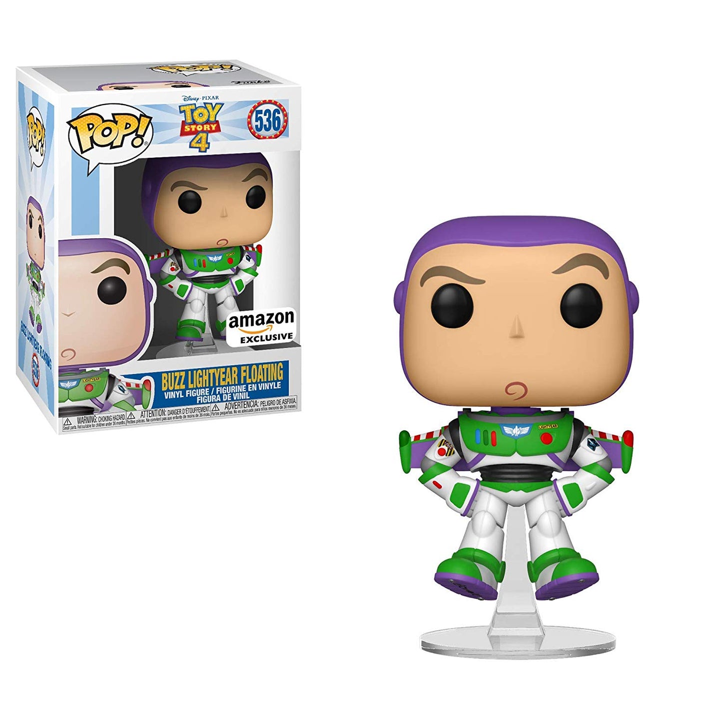 Pop! Disney: Toy Story 4 - Buzz Lightyear Floating, Amazon Exclusive - Star's Toy Shop