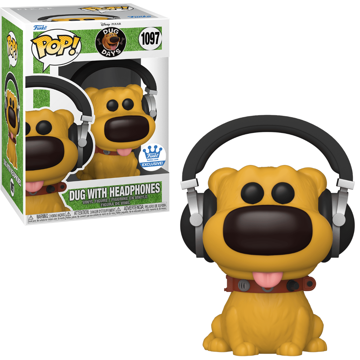 POP Disney: Up - Dug With headphones - Star's Toy Shop