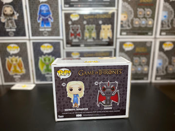 Pop! Game of Thrones -Daenerys (Mhysa) & Drogon (Metallic) - Star's Toy Shop