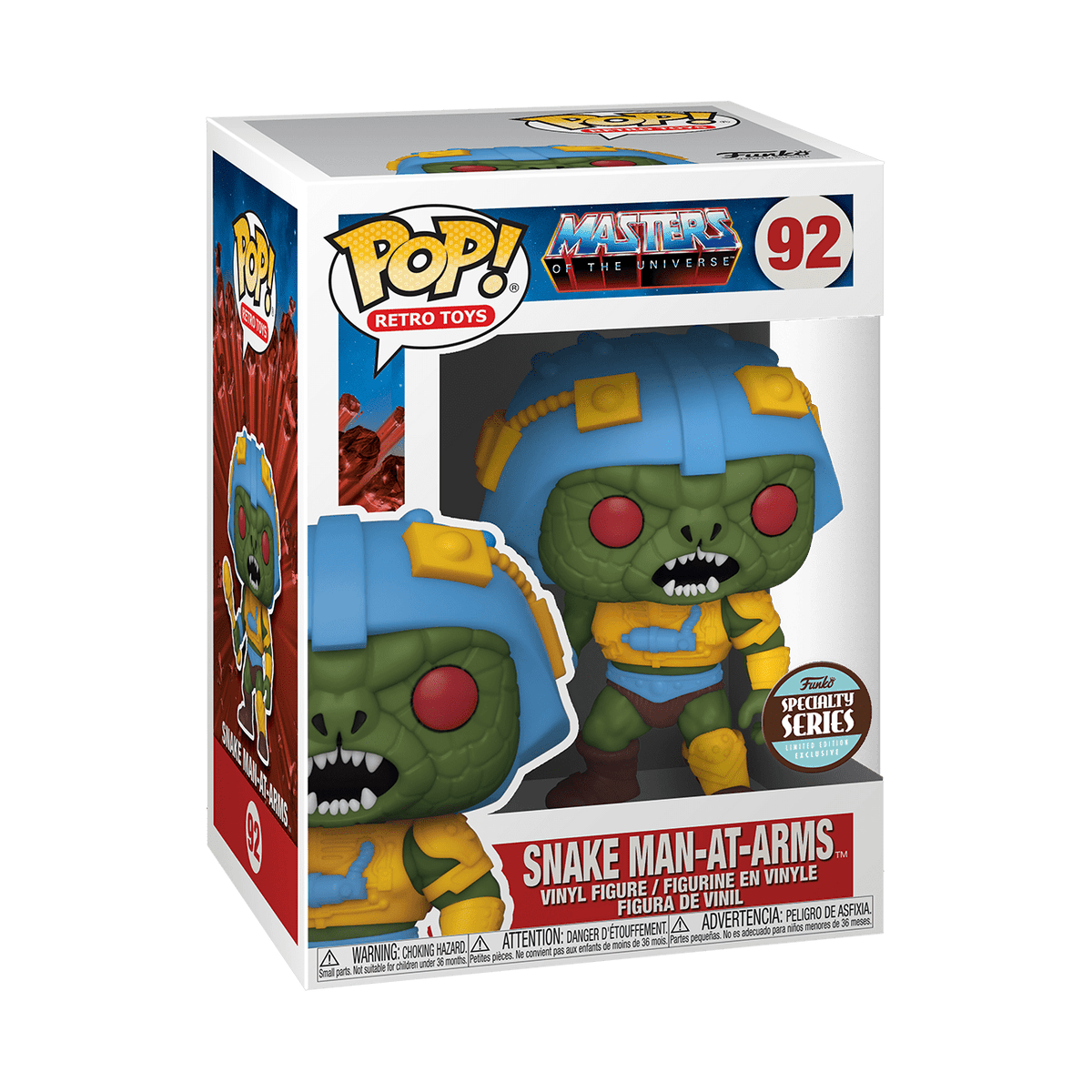 POP Retro Toys : MOTU Snake Man at Arms Specialty series - Star's Toy Shop