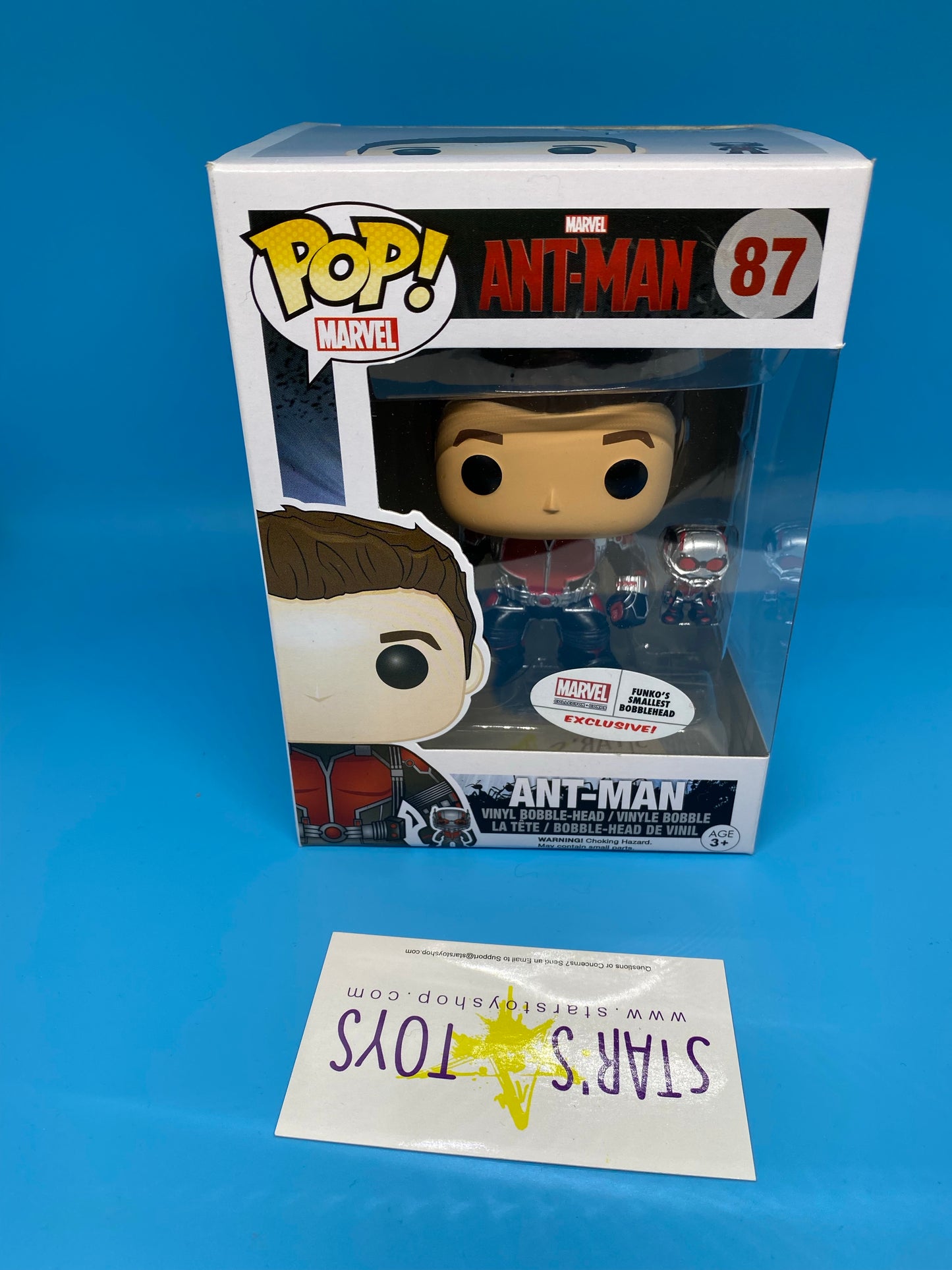 POP Marvel: Ant-Man (Unmasked) Bad box - Star's Toy Shop