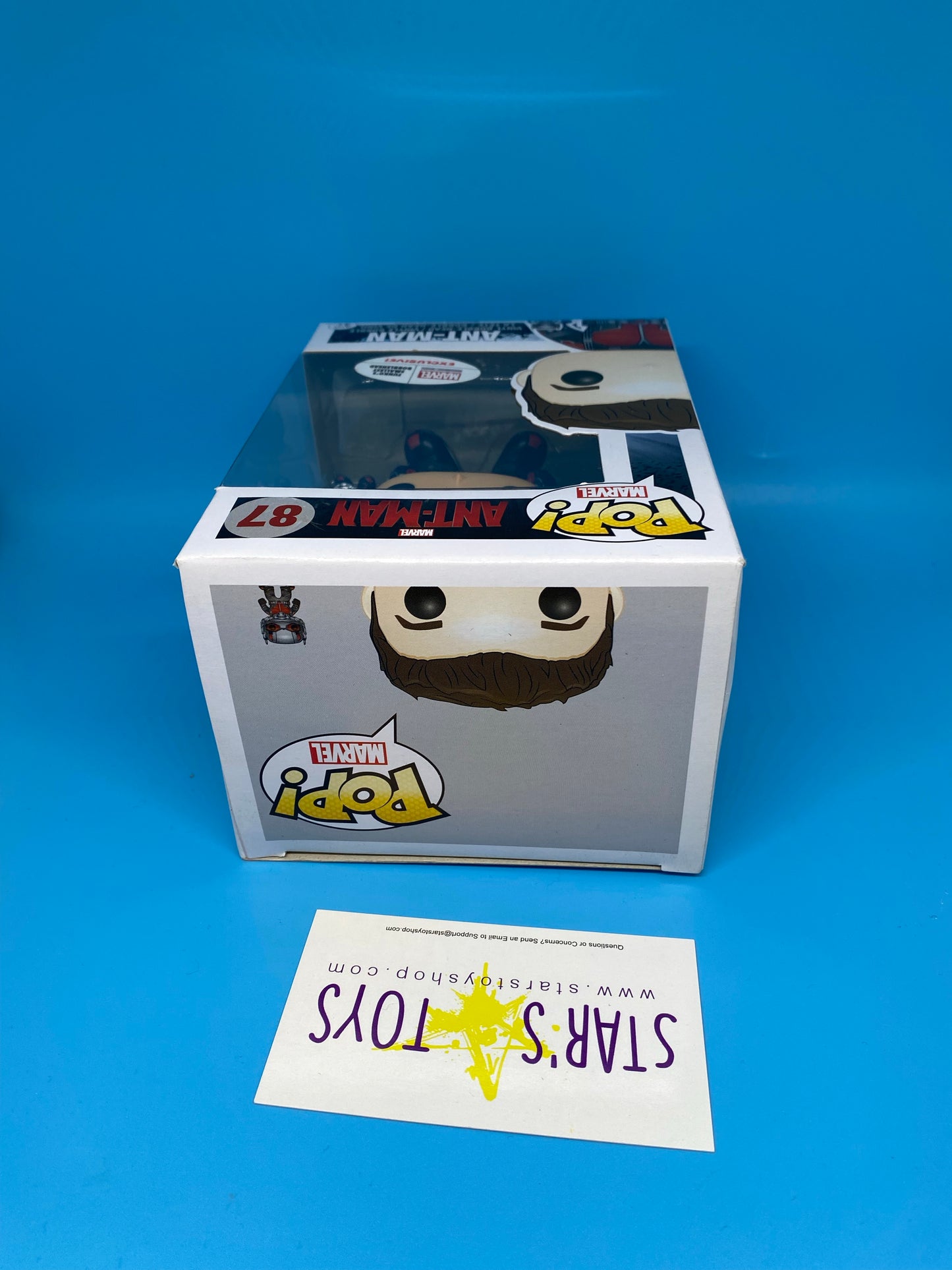POP Marvel: Ant-Man (Unmasked) Bad box - Star's Toy Shop