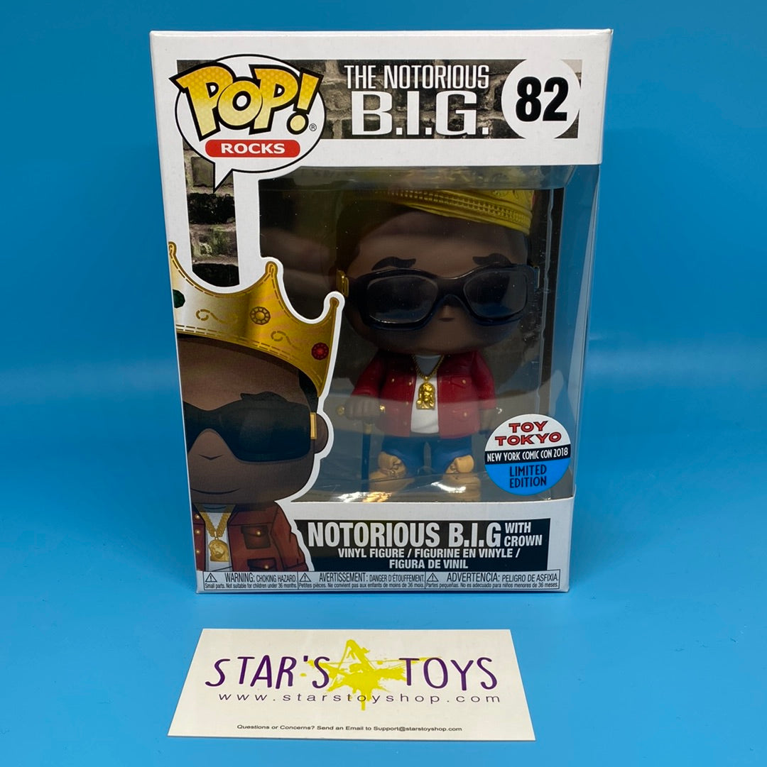 POP! ROCKS - Notorious B.I.G. (with Crown) (Toy tokyo) - Star's Toy Shop