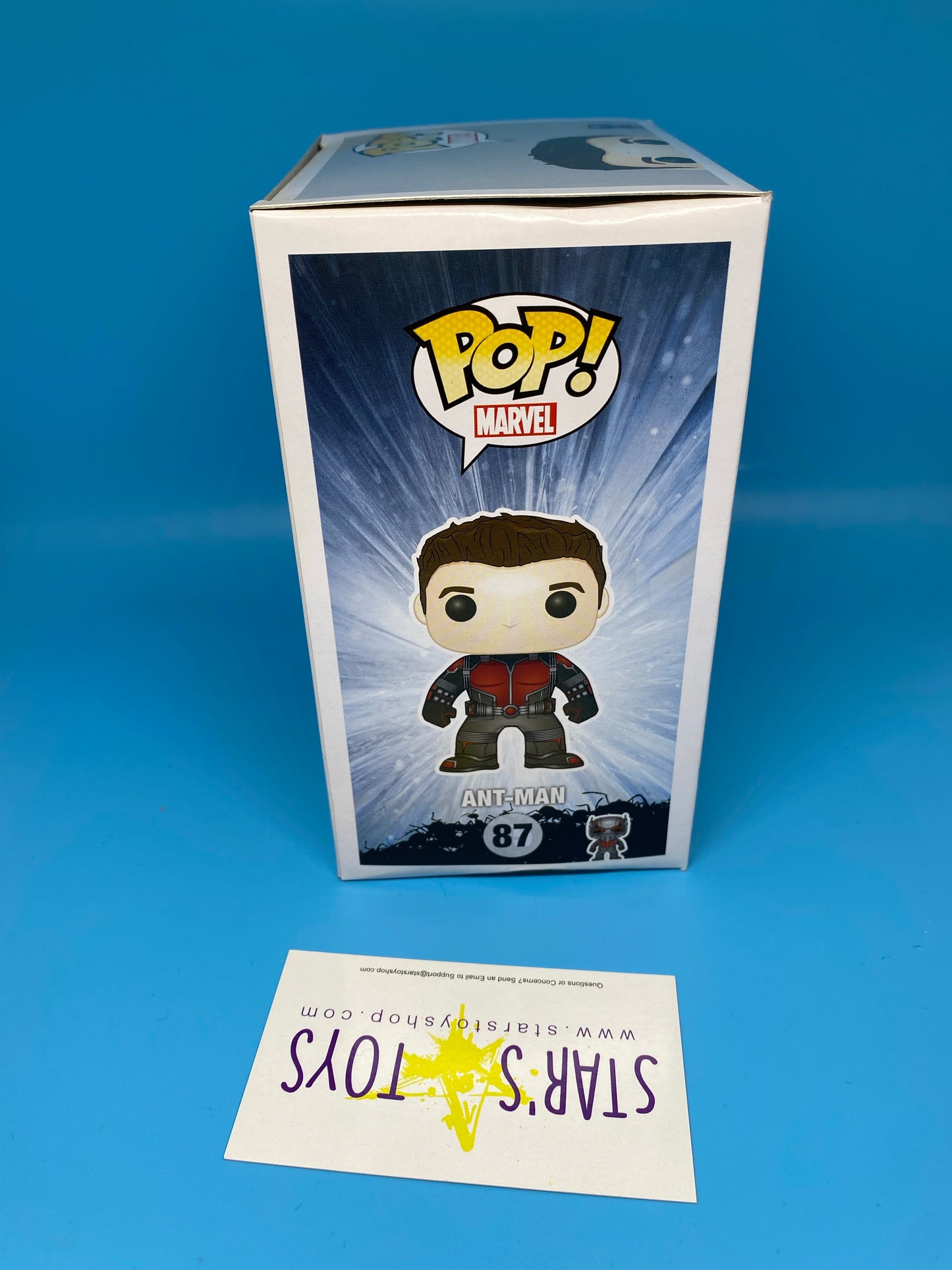 POP Marvel: Ant-Man (Unmasked) Bad box - Star's Toy Shop