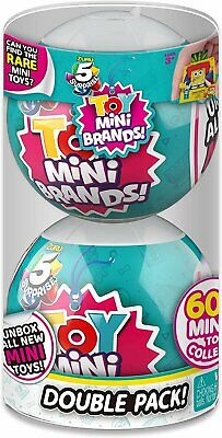 5 Surprise Toys Mystery Capsule Real Miniature Brands Collectible Toy (2 Pack) by Zuru