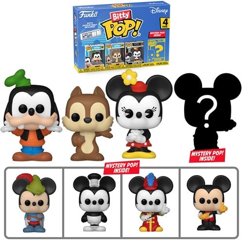 Bitty Pop! Mini-Figure 4-Pack-Disney Classics Goofy