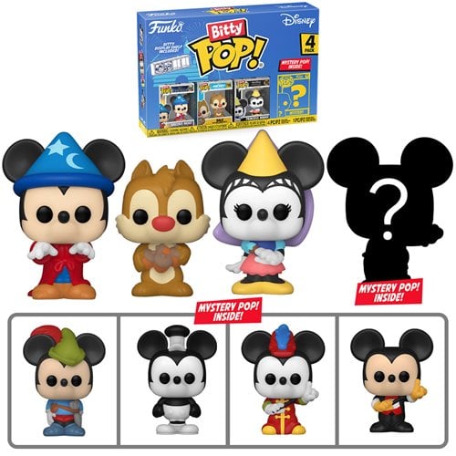 Bitty Pop! Mini-Figure 4-Pack-Disney Classics Sorcerer Mickey
