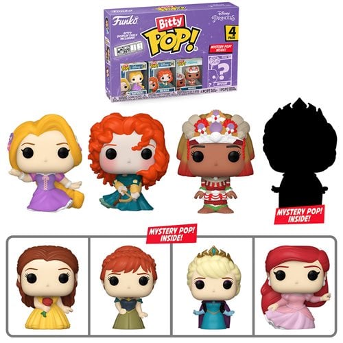 Bitty Pop! Mini-Figure 4-Pack-Disney Princess- Rapunzel