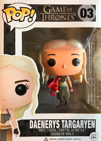 Pop! Game of Thrones -Daenerys Targaryen (Red Dragon) Error