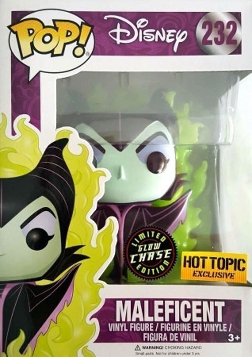 Pop! Disney-  Maleficent (Flames) Hot Topic Exclusive (Glow in the Dark)