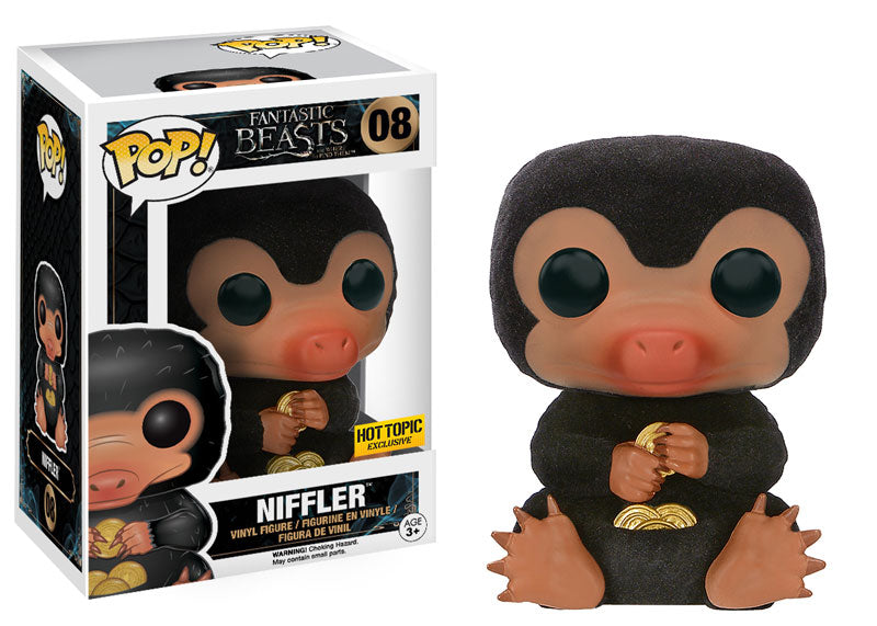 POP Movies: Fantastic Beasts - Niffler (Flocked) Hot Topic Exclusive