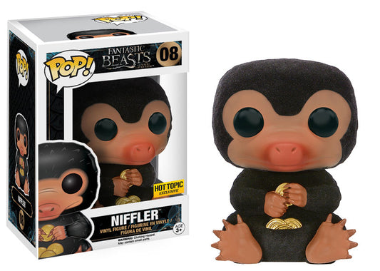 POP Movies: Fantastic Beasts - Niffler (Flocked) Hot Topic Exclusive