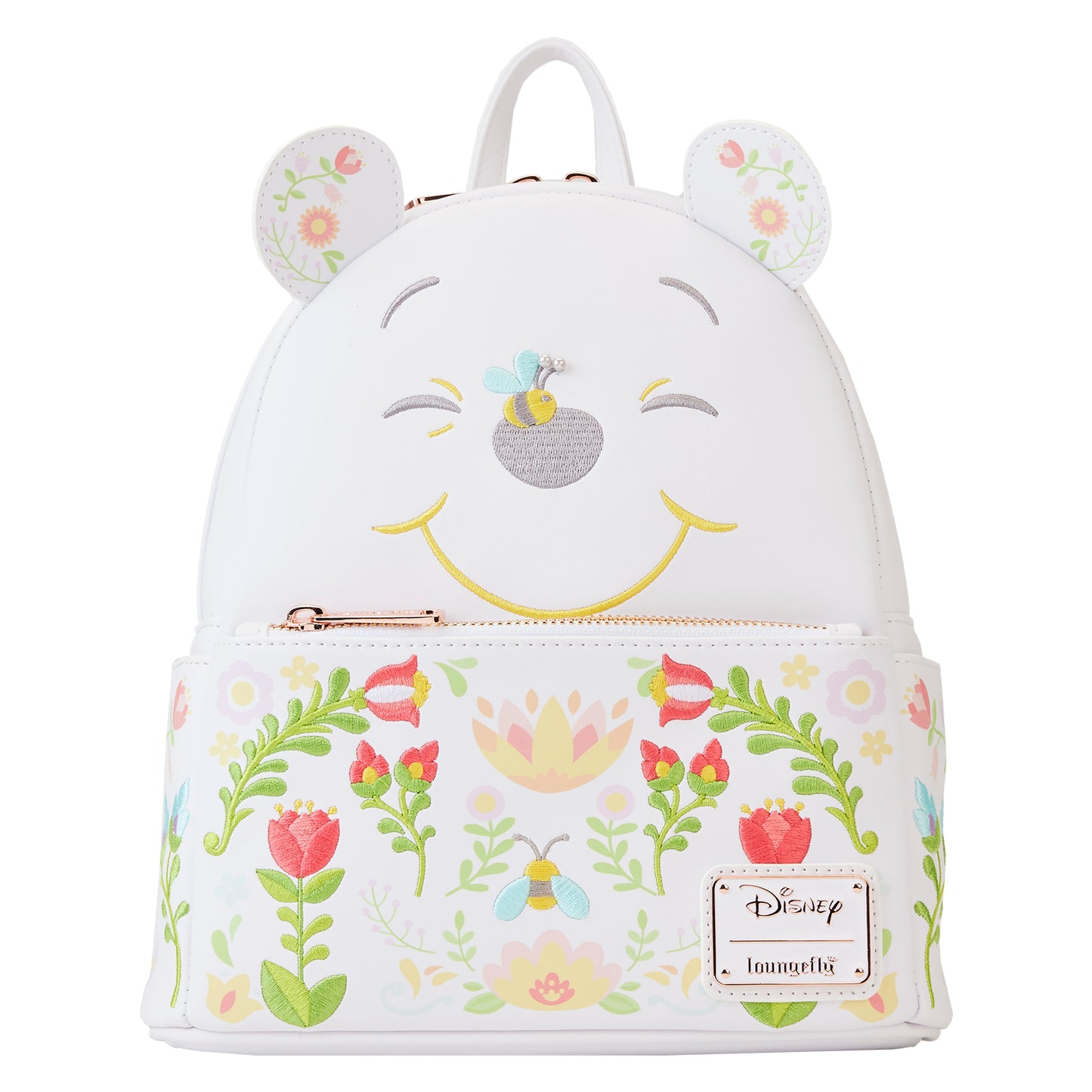 Loungefly Winnie the Pooh Cosplay Folk Floral Mini Backpack