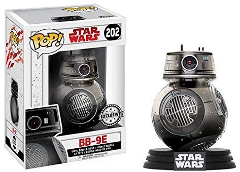 Pop! Star Wars The Last Jedi BB-9E #202 (Chrome Exclusive) - Star's Toy Shop