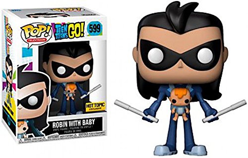 Pop! Television Teen Titans Go! Robin with Baby #599 - Star's Toy Shop