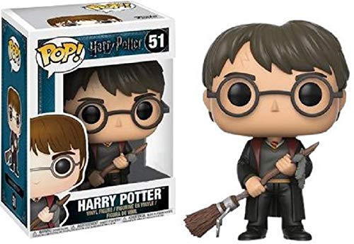 Pop Harry Potter with Firebolt Collectible Figure, Multicolor - Star's Toy Shop