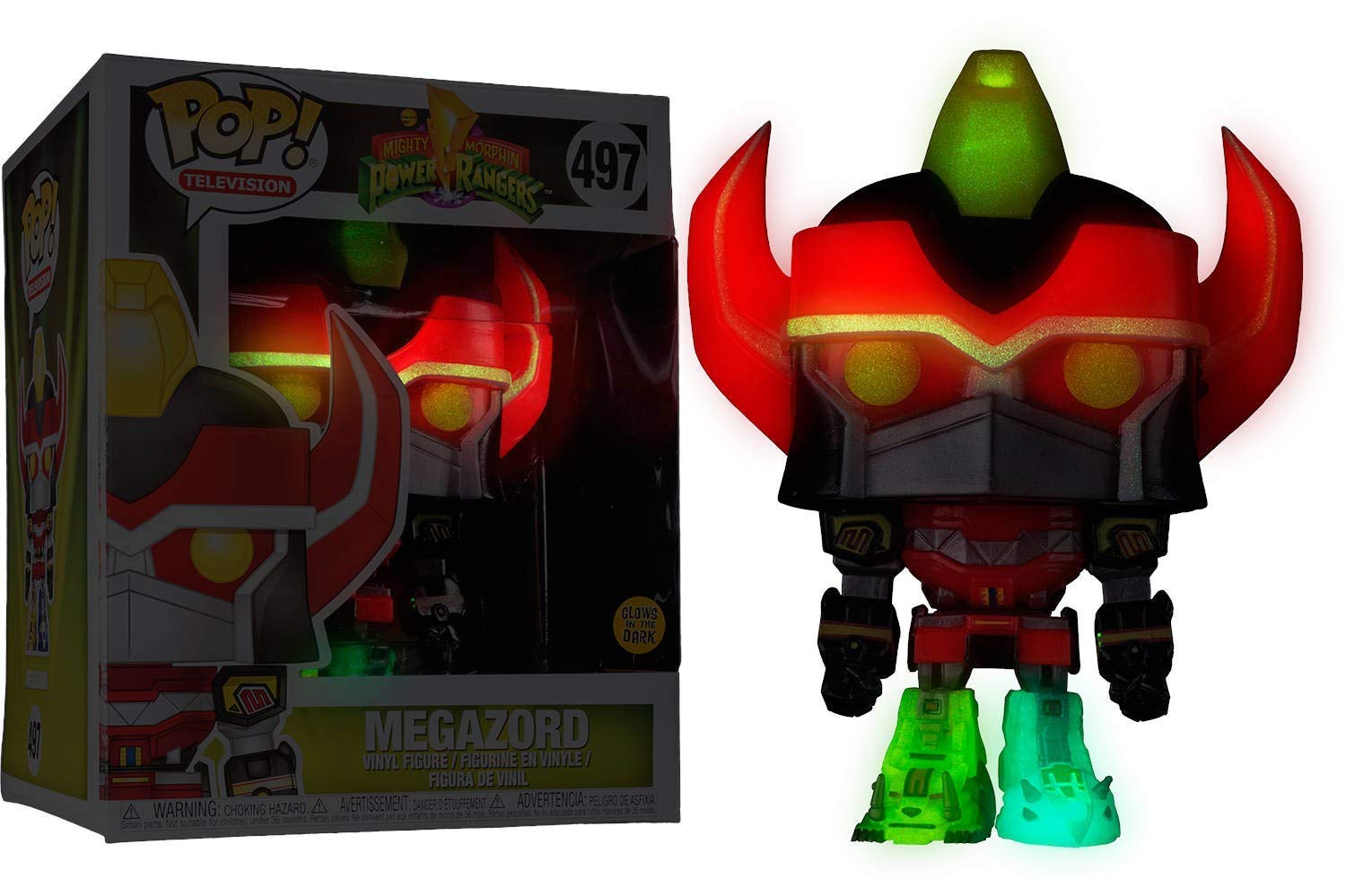 Pop! Animation: Power Rangers Megazord Glow-in-The-Dark 6-Inch Pop! Vinyl - Star's Toy Shop