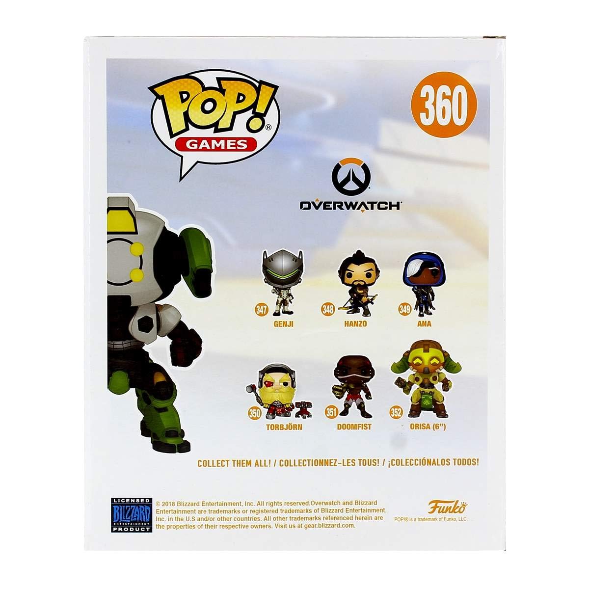 Pop Games: Overwatch - 6" Orisa Collectible Figure (GameStop Exclusive) - Star's Toy Shop