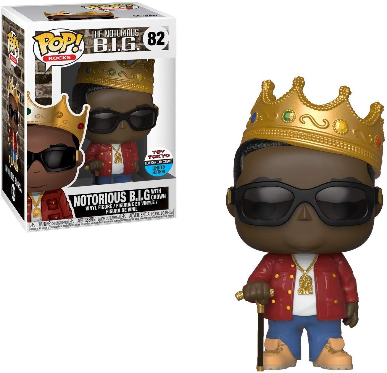 POP! ROCKS - Notorious B.I.G. (with Crown) (Toy tokyo) - Star's Toy Shop
