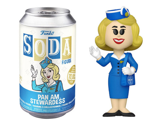 Funko Vinyl Soda-Icons- Pan Am Stewardess- Open Common - Star's Toy Shop