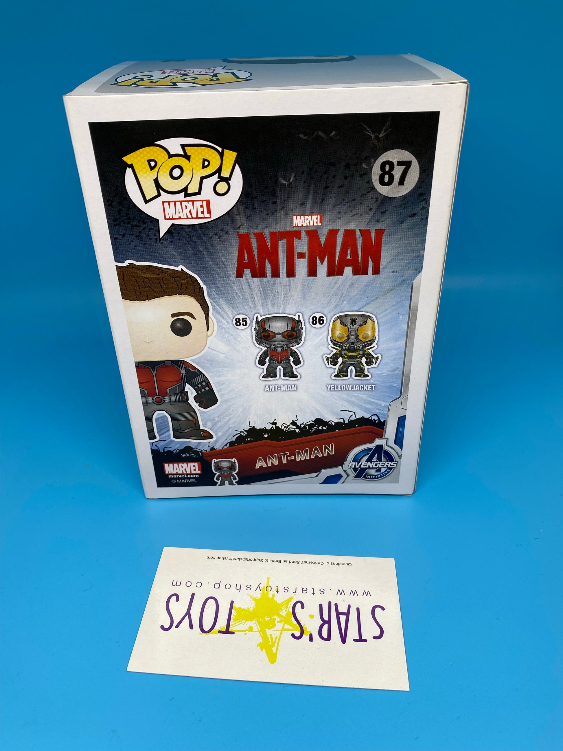 POP Marvel: Ant-Man (Unmasked) Bad box - Star's Toy Shop