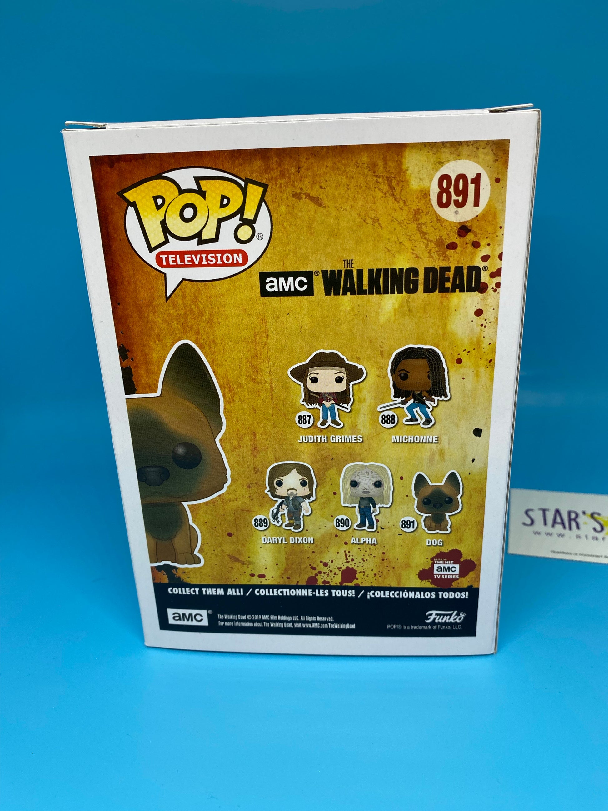 POP TV: Walking Dead - Dog (Flocked) - Star's Toy Shop